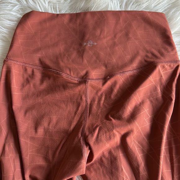 Bare Activewear Rust Higb Rise Leggings - Picture 2 of 5